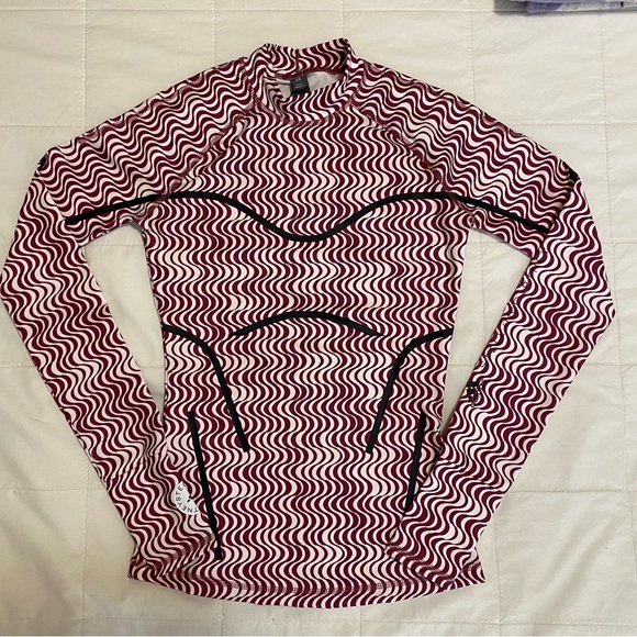 Adidas By Stella McCartney TruePurpose fitted printed long sleeve top - Picture 2 of 11